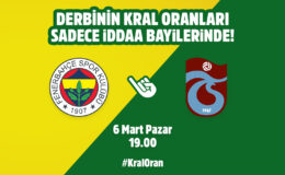 Fenerbahçe-Trabzonspor maçının Kral Oranlar’ı sadece iddaa bayilerinde
