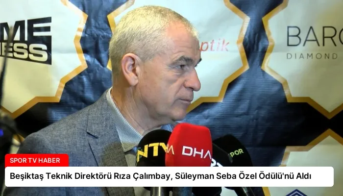 Beşiktaş Teknik Direktörü Rıza Çalımbay, Süleyman Seba Özel Ödülü’nü Aldı