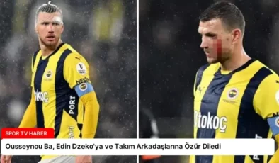 Ousseynou Ba, Edin Dzeko’ya ve Takım Arkadaşlarına Özür Diledi