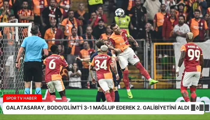 GALATASARAY, BODO/GLİMT’İ 3-1 MAĞLUP EDEREK 2. GALİBİYETİNİ ALDI ⏬👇