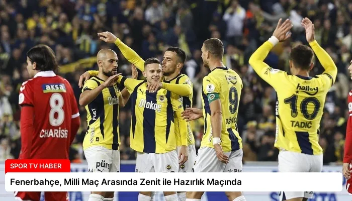 Fenerbahçe, Milli Maç Arasında Zenit ile Hazırlık Maçında