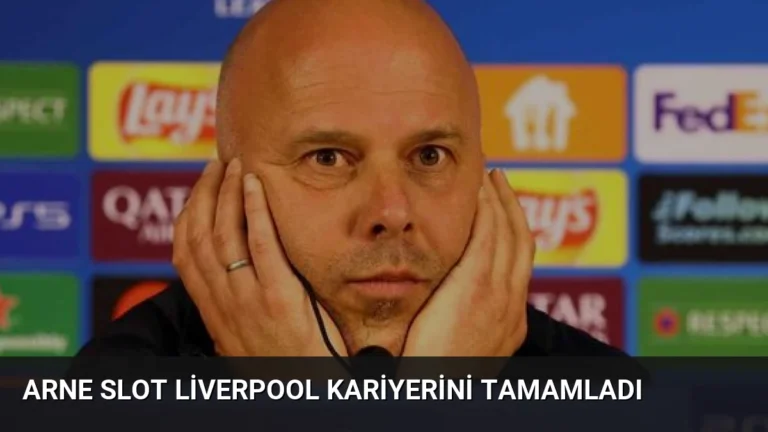 Arne Slot Liverpool Kariyerini Tamamladı