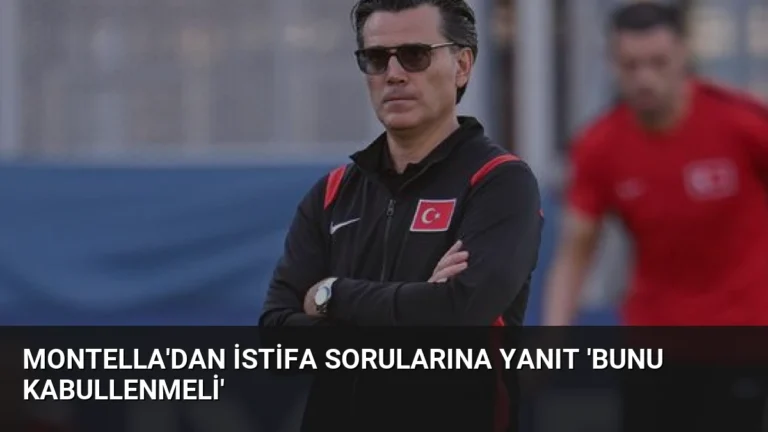 Montella’dan İstifa Sorularına Yanıt ‘Bunu Kabullenmeli’