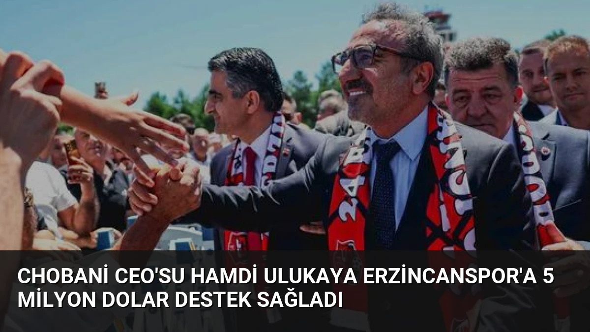 Chobani CEO’su Hamdi Ulukaya Erzincanspor’a 5 Milyon Dolar Destek Sağladı