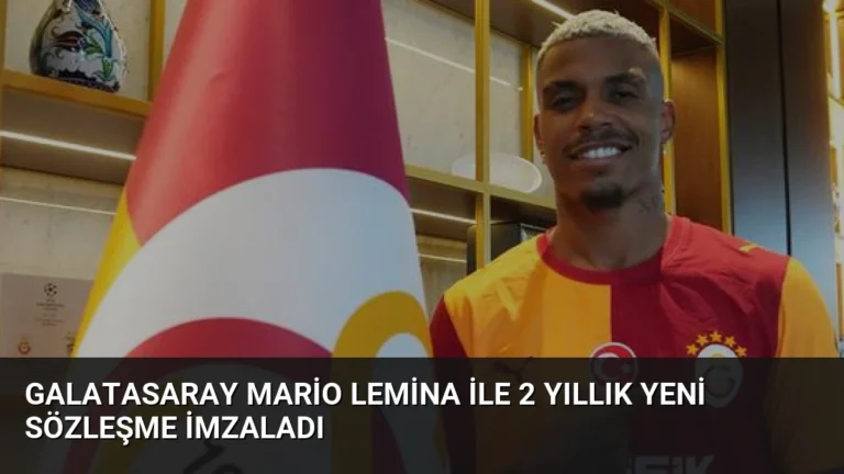 Galatasaray Mario Lemina ile 2 Yıllık Yeni Sözleşme İmzaladı
