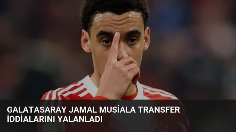 Galatasaray Jamal Musiala Transfer İddialarını Yalanladı