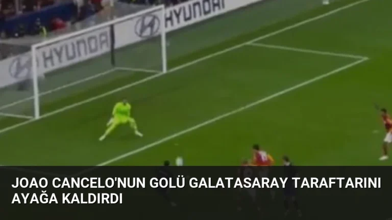 Joao Cancelo’nun Golü Galatasaray Taraftarını Ayağa Kaldırdı